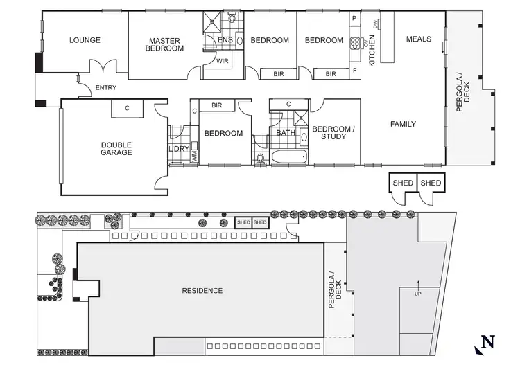 Floorplan of Homely house listing, 61 Merredin Circuit, Doreen VIC 3754