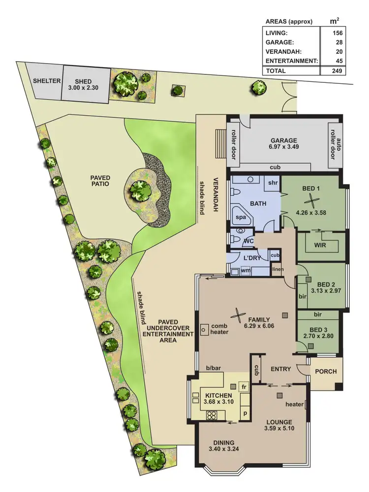 Floorplan of Homely house listing, 41 Sarnia Farm Road, St Agnes SA 5097