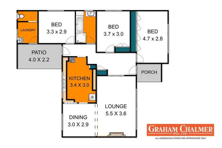 Floorplan of Homely house listing, 90 Barkly Street, Sale VIC 3850