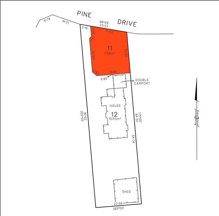 Floorplan of Homely land listing, LOT 11, 42 Pine Drive, Aberfoyle Park SA 5159