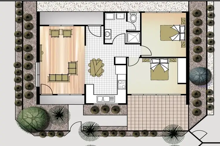 Floorplan of Homely unit listing, 1/131 Church Street, Geelong West VIC 3218