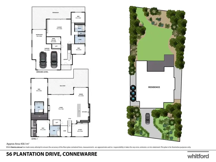 Floorplan of Homely house listing, 56 Plantation Drive, Barwon Heads VIC 3227