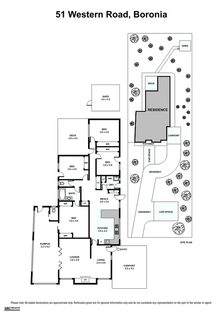 Floorplan of Homely house listing, 51 Western Road, Boronia VIC 3155