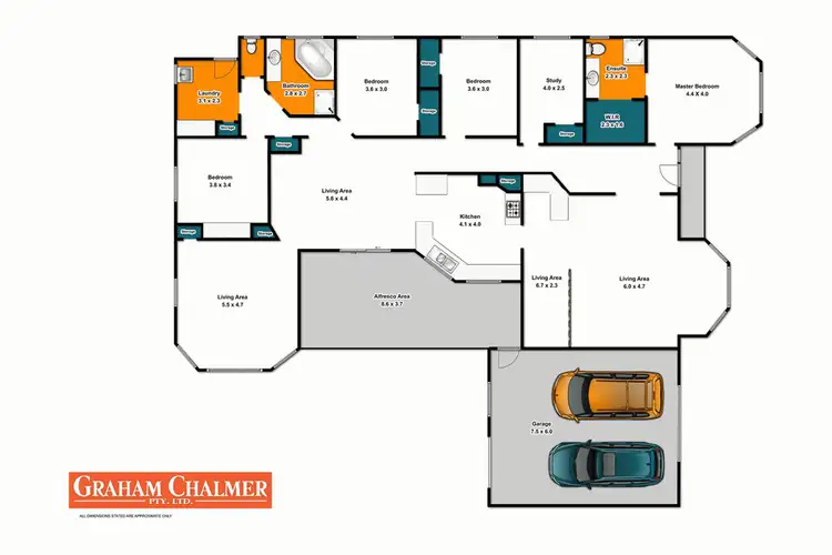 Floorplan of Homely house listing, 10 Kingfisher Place, Sale VIC 3850