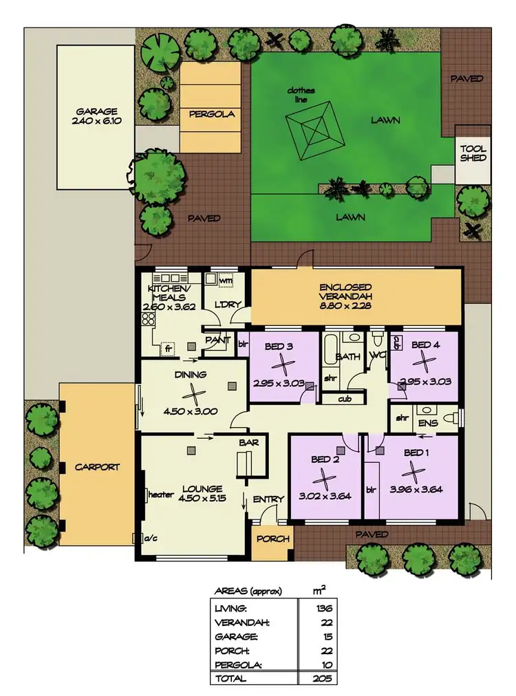Floorplan of Homely house listing, 33 Geary Place, Athelstone SA 5076