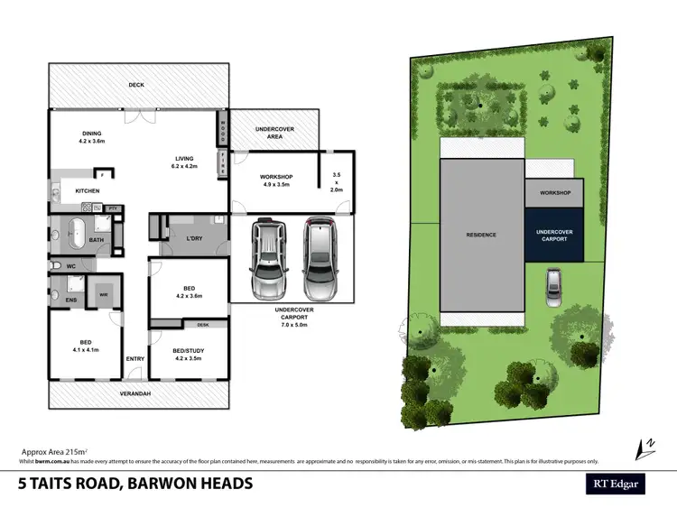 Floorplan of Homely house listing, 5 Taits Road, Barwon Heads VIC 3227