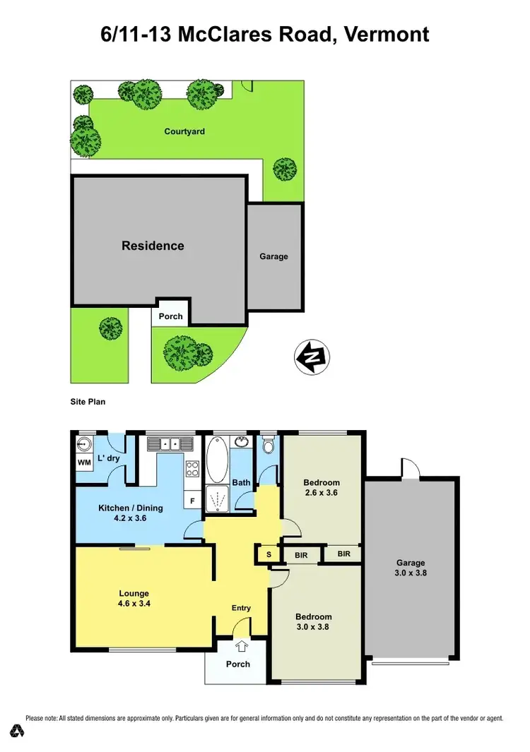Floorplan of Homely unit listing, 6/11-13 McClares Road, Vermont VIC 3133