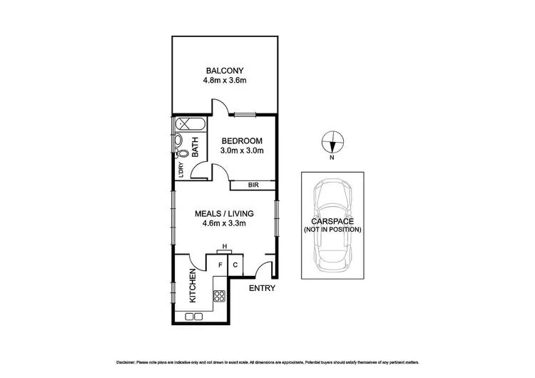 Floorplan of Homely apartment listing, 14/1 Whitehall Court, Caulfield North VIC 3161