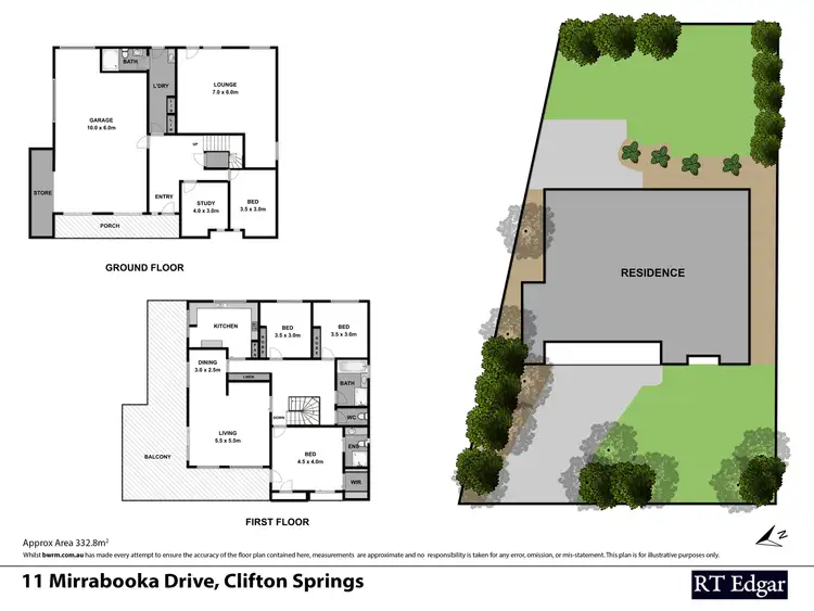Floorplan of Homely house listing, 11 Mirrabooka Drive, Clifton Springs VIC 3222