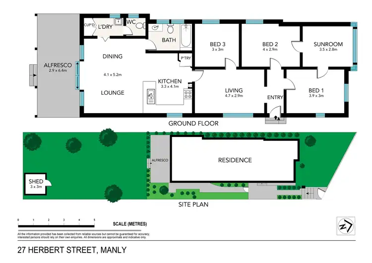 Floorplan of Homely house listing, 27 Herbert Street, Manly NSW 2095