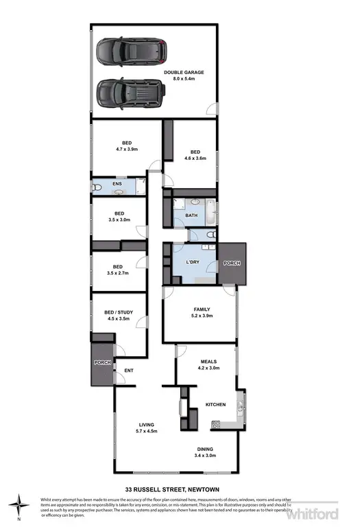 Floorplan of Homely house listing, 33 Russell Street, Newtown VIC 3220