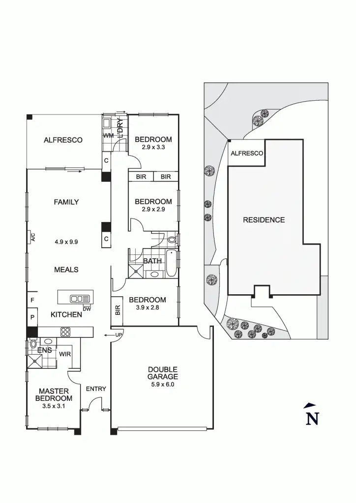 Floorplan of Homely house listing, 19 Escape Drive, Doreen VIC 3754