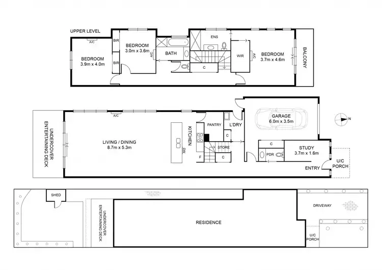 Floorplan of Homely house listing, 1/167 Blackshaws Road, Newport VIC 3015