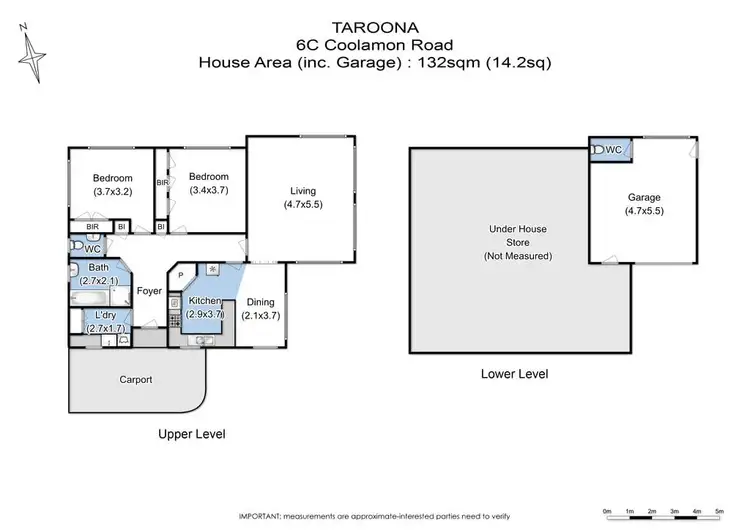 Floorplan of Homely townhouse listing, 6C Coolaman Road, Taroona TAS 7053