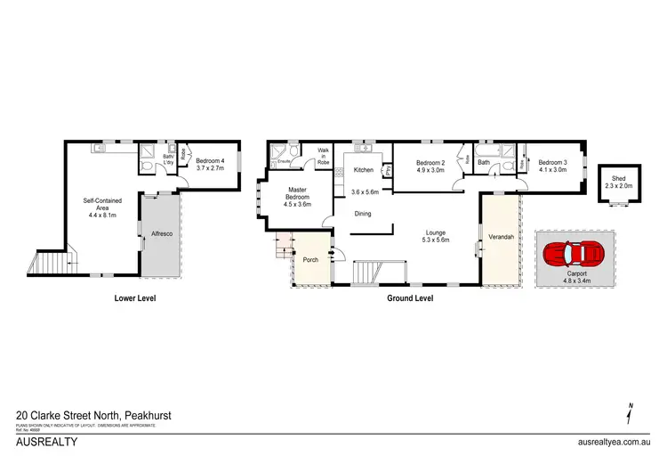 Floorplan of Homely house listing, 20 Clarke Street North, Peakhurst NSW 2210
