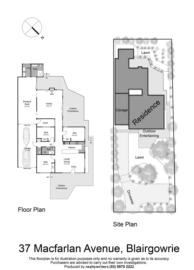 Floorplan of Homely house listing, 37 MacFarlan Avenue, Blairgowrie VIC 3942