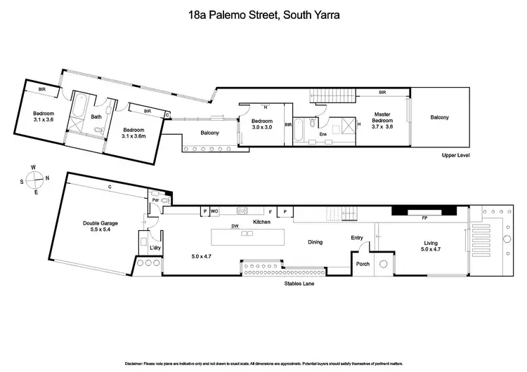 Floorplan of Homely house listing, 18A Palermo Street, South Yarra VIC 3141