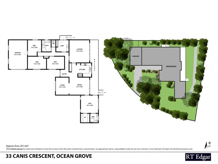 Floorplan of Homely house listing, 33 Canis Crescent, Ocean Grove VIC 3226