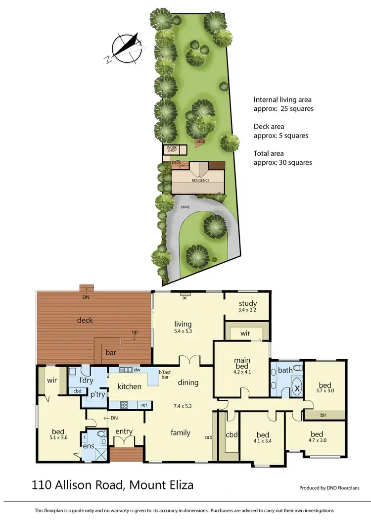 Floorplan of Homely house listing, 110 Allison Road, Mount Eliza VIC 3930