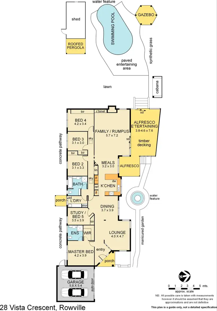 Floorplan of Homely house listing, 28 Vista Crescent, Rowville VIC 3178