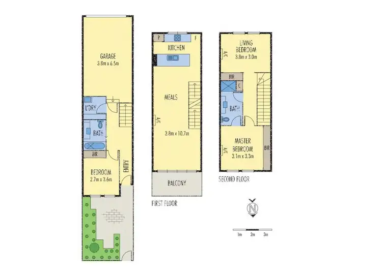 Floorplan of Homely townhouse listing, 7 Ulmara Parkway, Maidstone VIC 3012