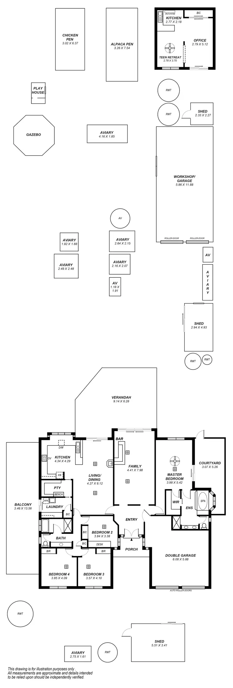 Floorplan of Homely house listing, 1441 Lower North East Road, Houghton SA 5131