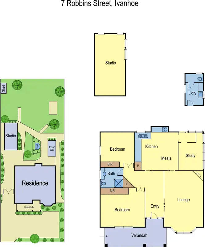 Floorplan of Homely house listing, 7 Robbins Street, Ivanhoe VIC 3079