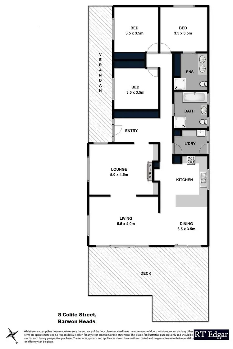 Floorplan of Homely house listing, 8 Colite Street, Barwon Heads VIC 3227
