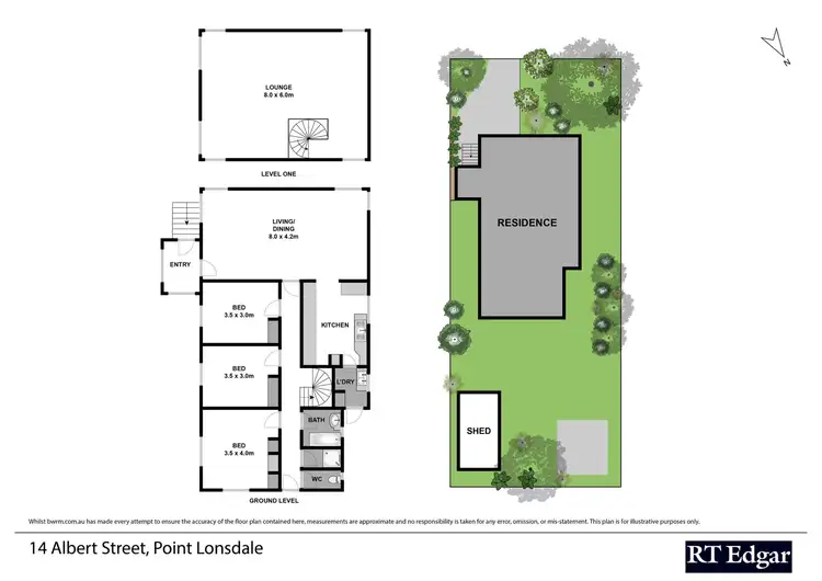 Floorplan of Homely house listing, 14 Albert Street, Point Lonsdale VIC 3225