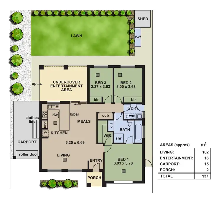 Floorplan of Homely house listing, 4 Avocet Street, Holden Hill SA 5088