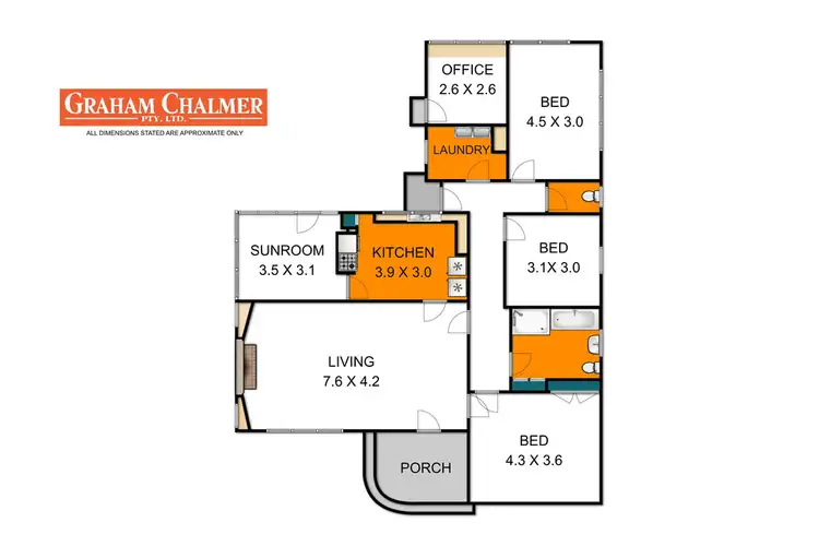 Floorplan of Homely house listing, 12 Barkly Street, Sale VIC 3850