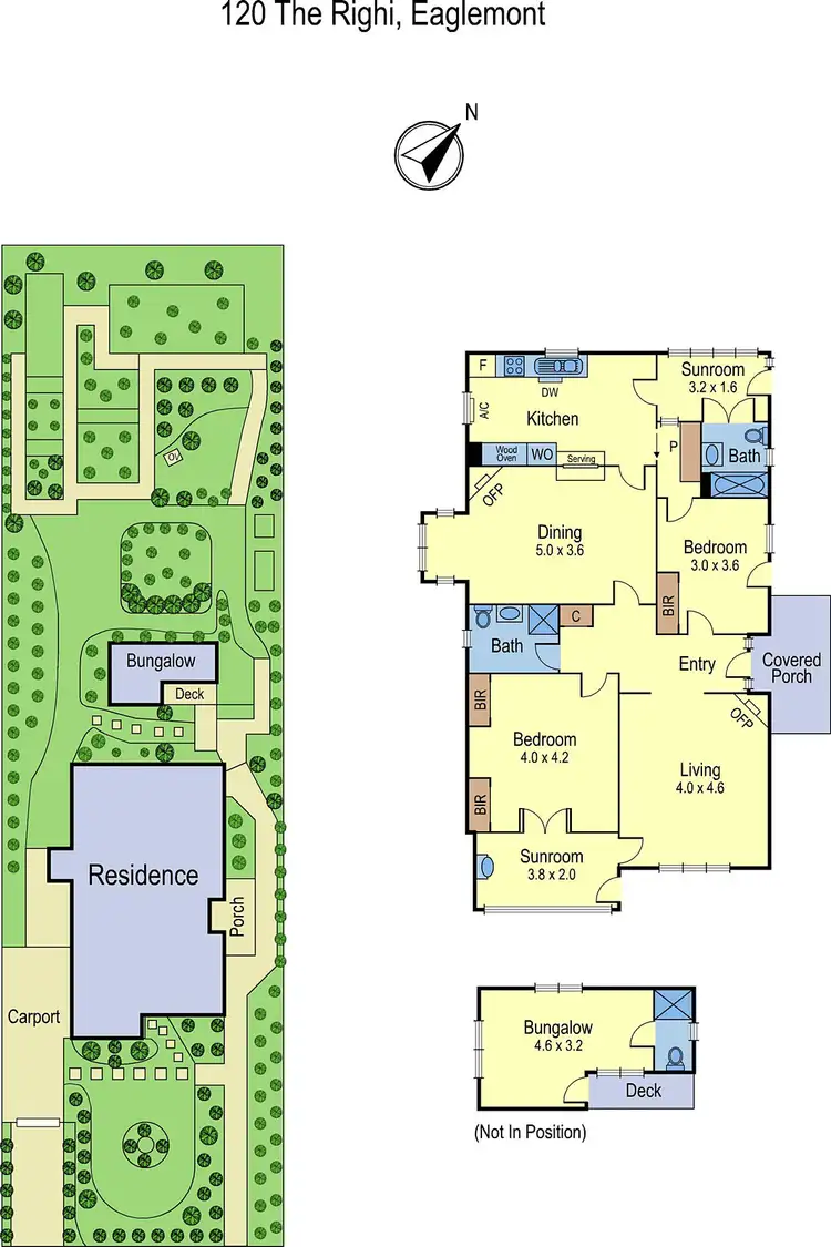 Floorplan of Homely house listing, 120 The Righi, Eaglemont VIC 3084