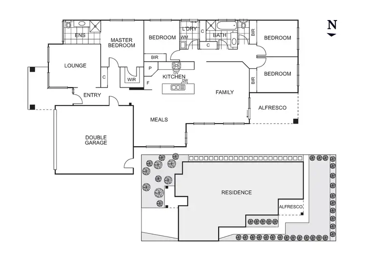 Floorplan of Homely house listing, 69 Laurimar Boulevard, Doreen VIC 3754