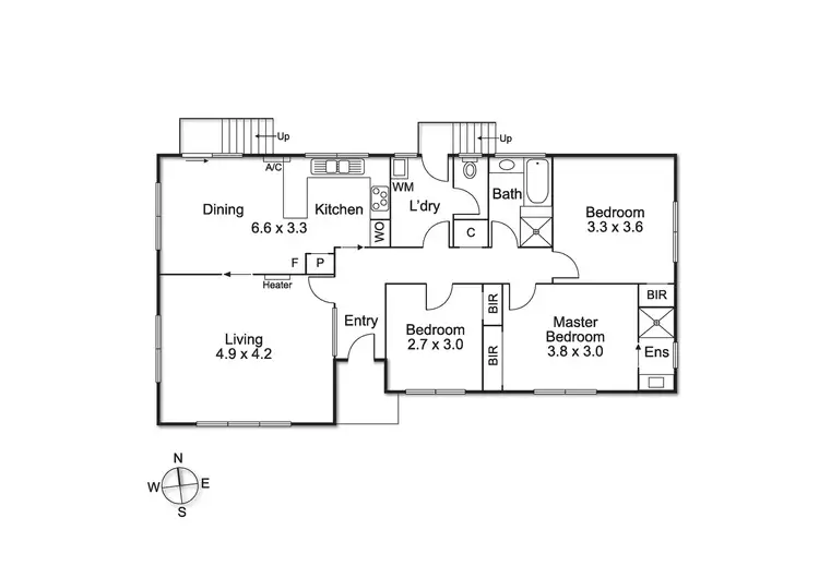 Floorplan of Homely house listing, 617 Springvale Road, Vermont South VIC 3133