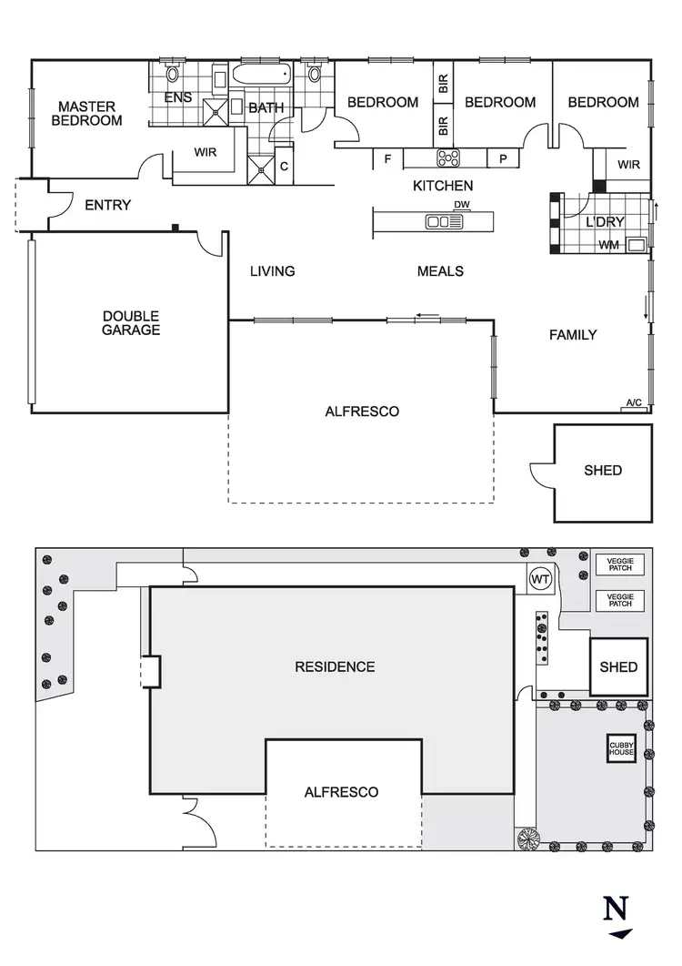 Floorplan of Homely house listing, 7 Westbourne Drive, Doreen VIC 3754
