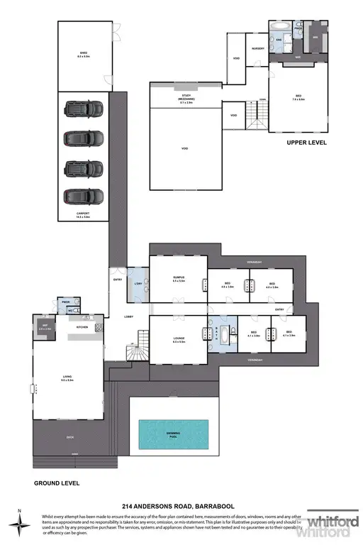 Floorplan of Homely house listing, 214 Andersons Road, Barrabool VIC 3221
