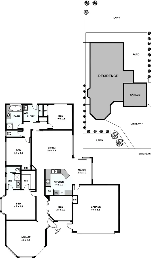 Floorplan of Homely house listing, 11 Benmara Crescent, Narre Warren South VIC 3805