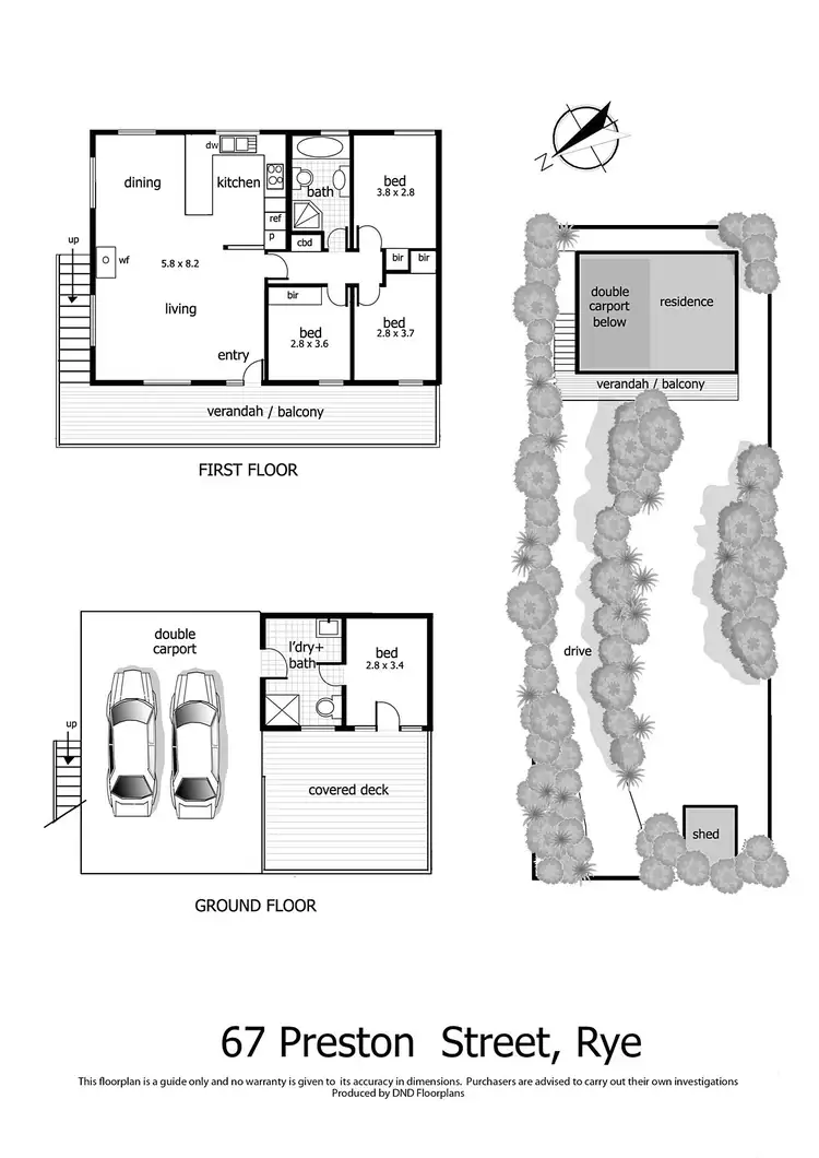 Floorplan of Homely house listing, 67 Preston Street, Rye VIC 3941