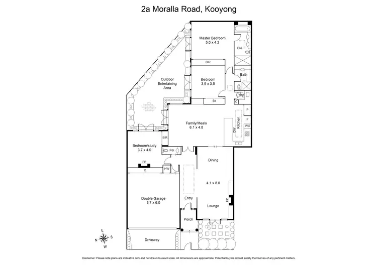 Floorplan of Homely house listing, 2A Moralla Road, Kooyong VIC 3144