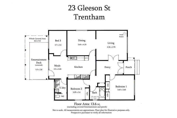 Floorplan of Homely house listing, 23 Gleeson Street, Trentham VIC 3458