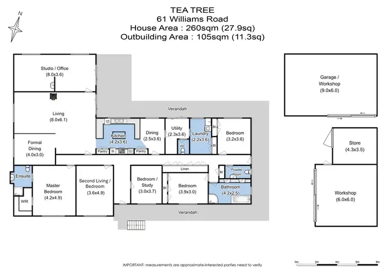 Floorplan of Homely house listing, 61 Williams Road, Tea Tree TAS 7017