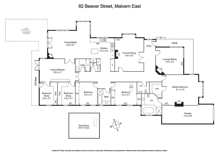 Floorplan of Homely house listing, 82 Beaver Street, Malvern East VIC 3145