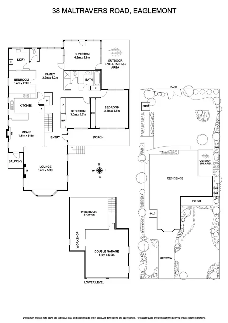 Floorplan of Homely house listing, 38 Maltravers Road, Eaglemont VIC 3084
