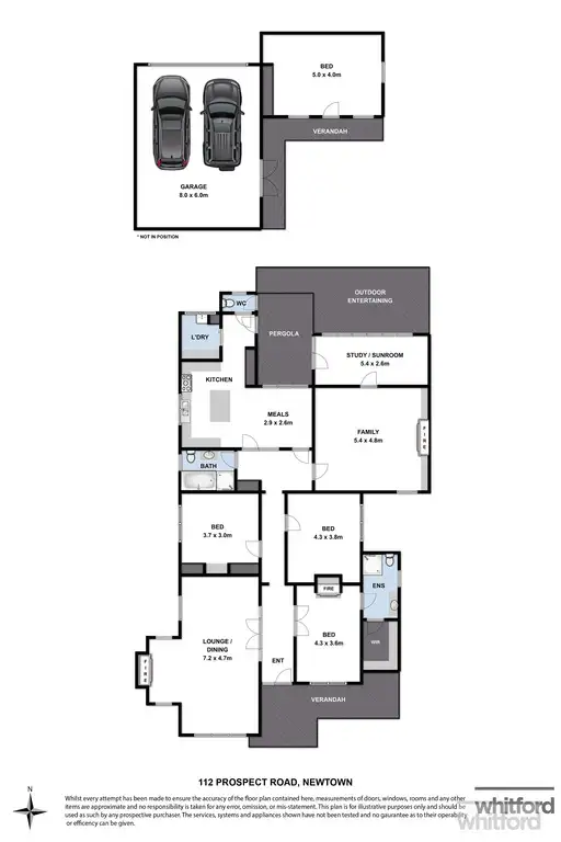 Floorplan of Homely house listing, 112 Prospect Road, Newtown VIC 3220