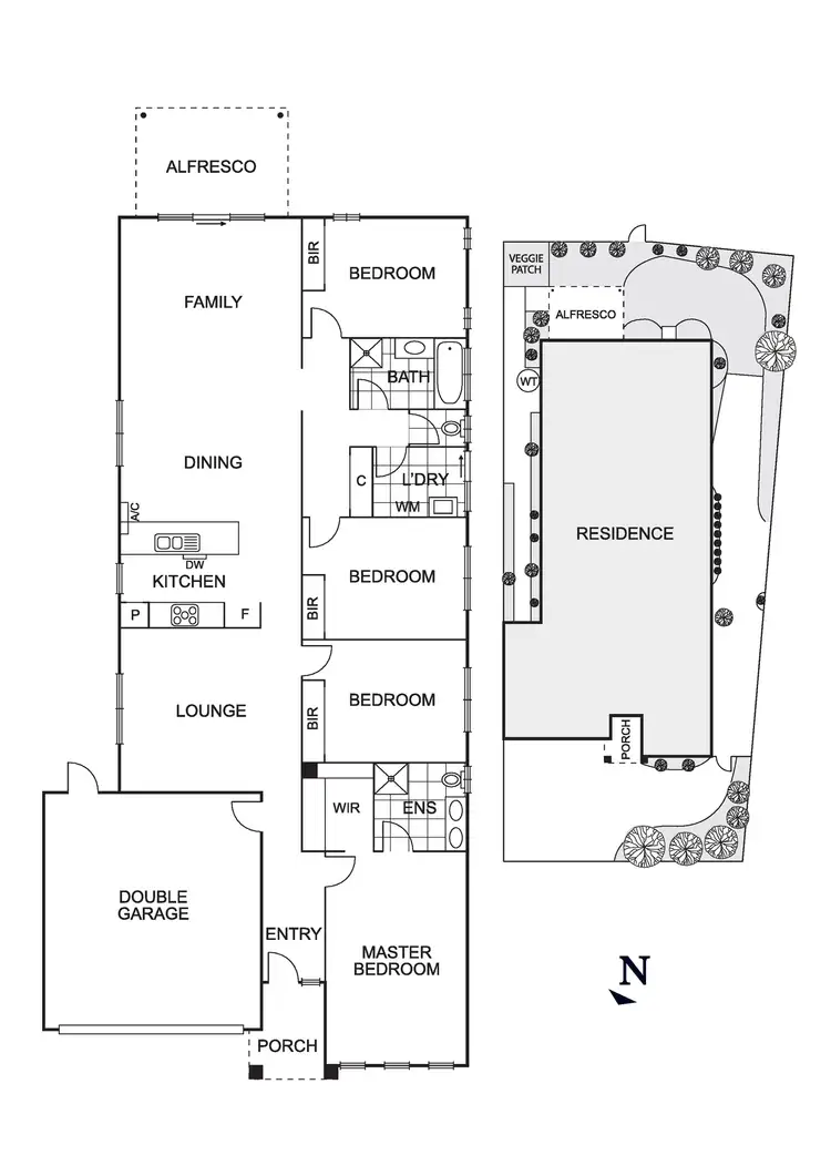Floorplan of Homely house listing, 9 Bower Way, Doreen VIC 3754