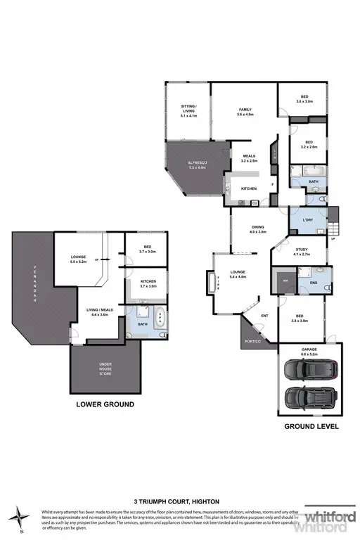 Floorplan of Homely house listing, 3 Triumph Court, Highton VIC 3216