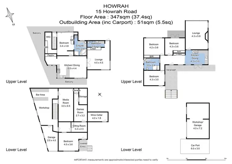 Floorplan of Homely house listing, 15 Howrah Road, Howrah TAS 7018