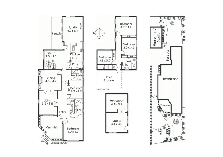 Floorplan of Homely house listing, 90 New Street, Brighton VIC 3186