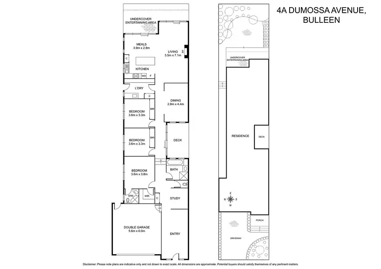 Floorplan of Homely unit listing, 4a Dumossa Avenue, Bulleen VIC 3105