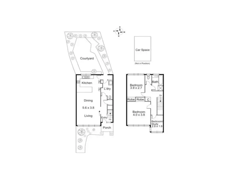 Floorplan of Homely townhouse listing, 10/22 Brenbeal Street, Balwyn VIC 3103